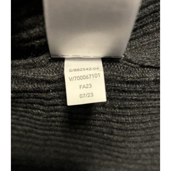 Athleta Spirit Refined Wool Cashmere Wrap Charcoal‎ Gray Heather Large NWT $259 - Picture 12 of 12